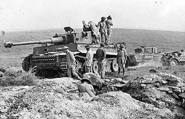 Surrender of Axis forces in North Africa.