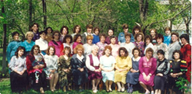 Коллектив детского сада. Руководитель Захарова В.М.