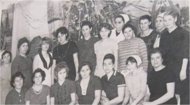 Коллектив детского сада. 1968 год.