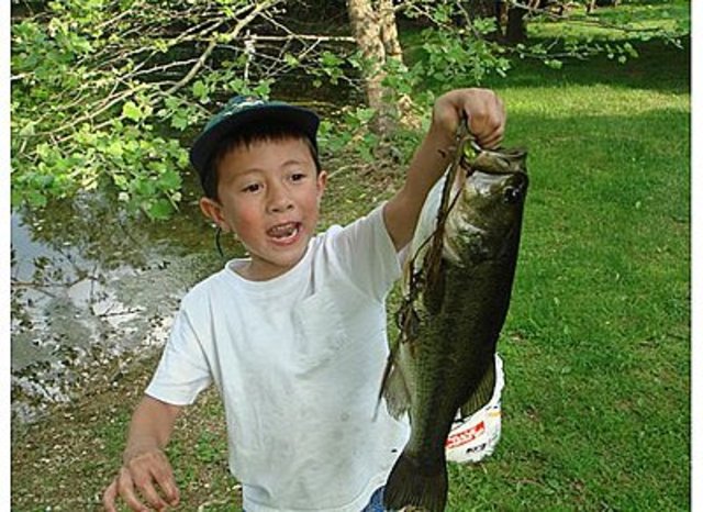 I caught my first fish