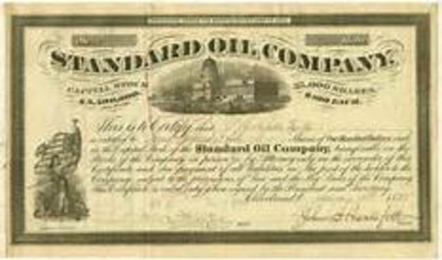 Standard Oil Company Organized