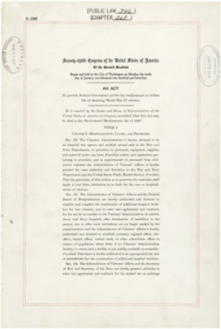 Servicemen's Readjustment Act (GI Bill)