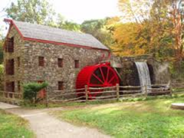 Jonas Prescott given a land grant on Forge Pond and builds a corn/grist mill