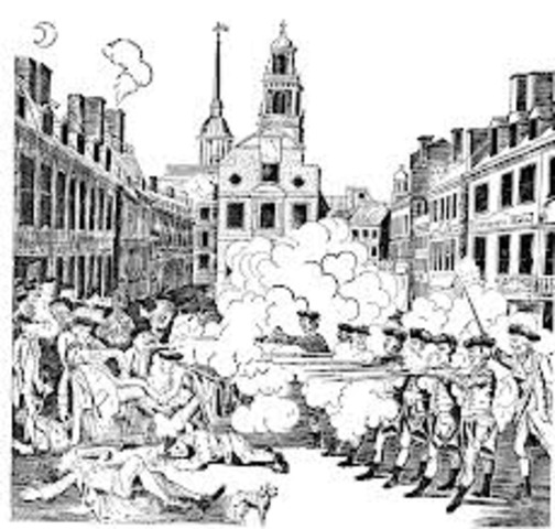 Paul Rever's Boston Massacre Engraving