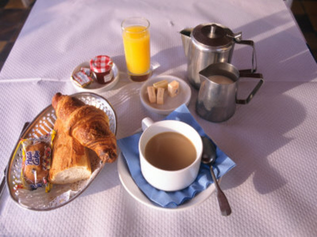 Petit déjeuner à l'hôtel