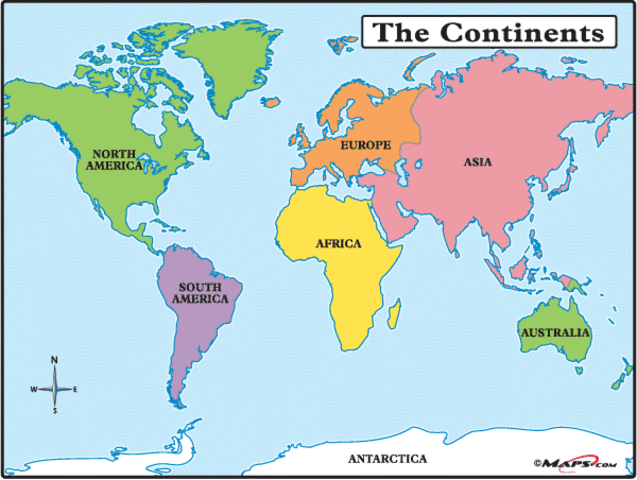continents