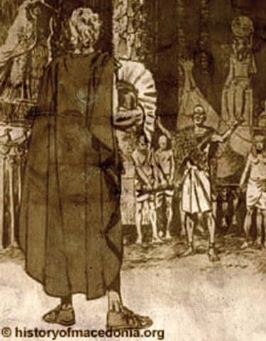 Alexander entered Egypt to conquer it