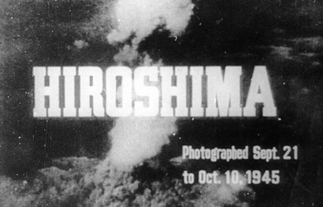 The US drops an atomic bomb on Hiroshima