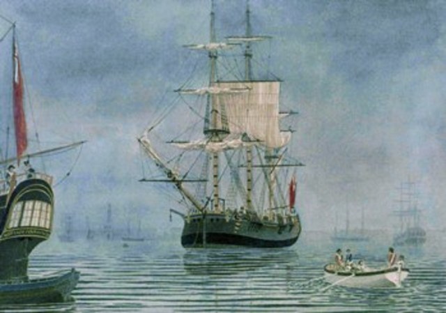 British ships called the “First Fleet” left England with convicts to establish a prison colony