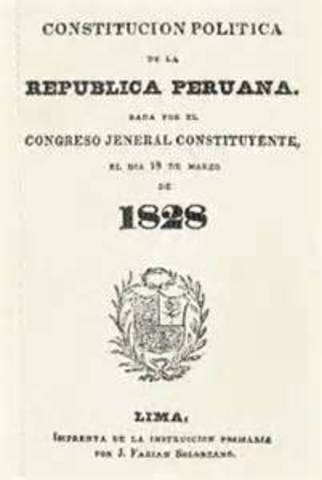 Se promulga la constitución liberal de 1828