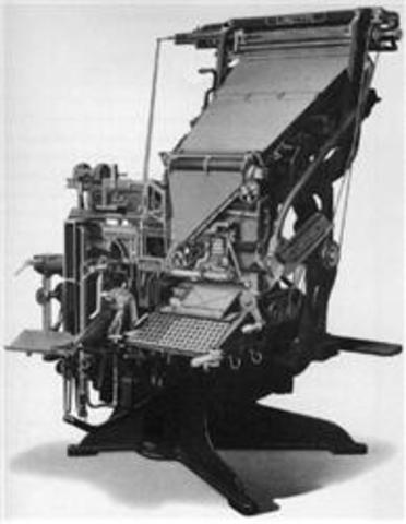 Linotype Composing Machine is Invented