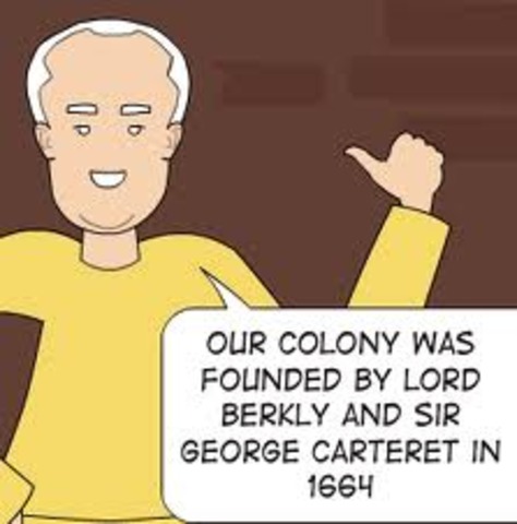 The founding of the New Jersey Colony.