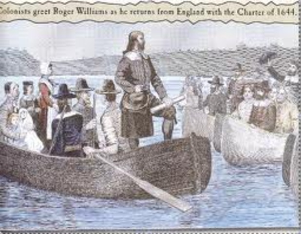 The founding of the Rhode Island Colony