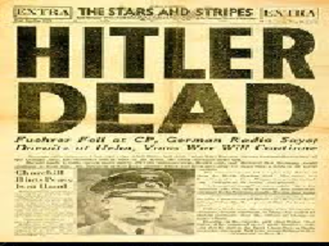 The end of Adolf Hitler