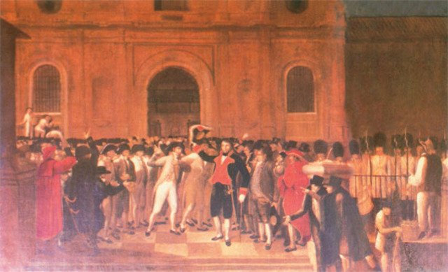 La junta central se derumba