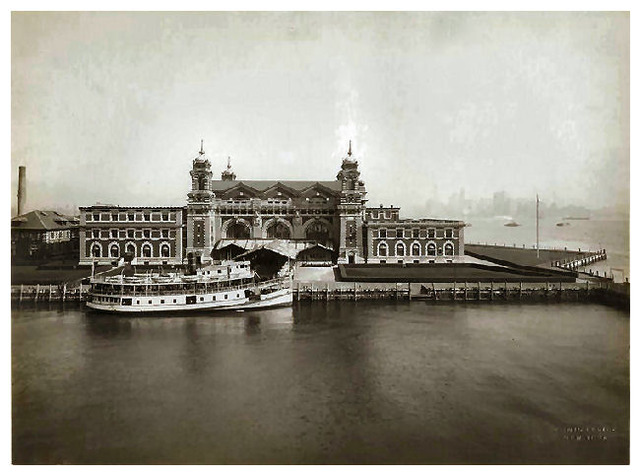 Arriving at Ellis Island