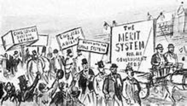 Pendleton Act sets up Civil Service Commission