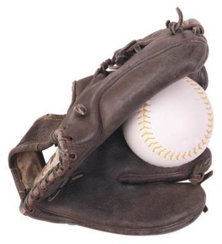 First softball glove