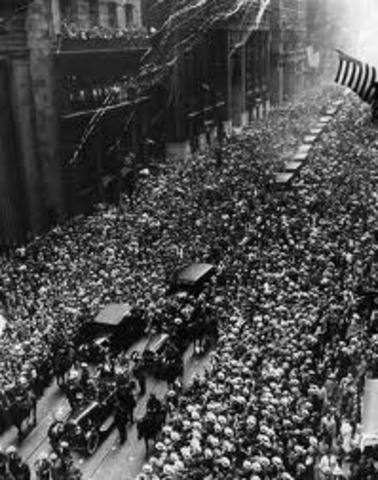 Trudy is in a parade for herself.