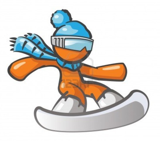 First snow boarding trip