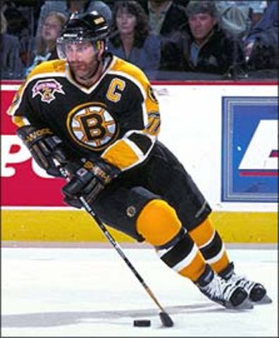 Ray Borque wins the Norris Trophy