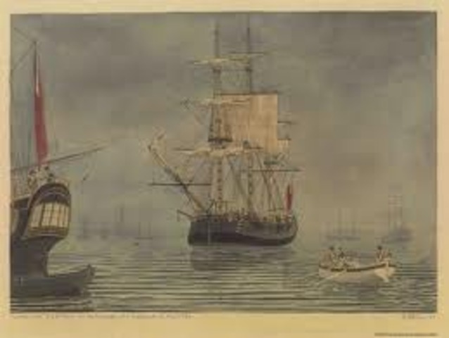 First Fleet leaves England
