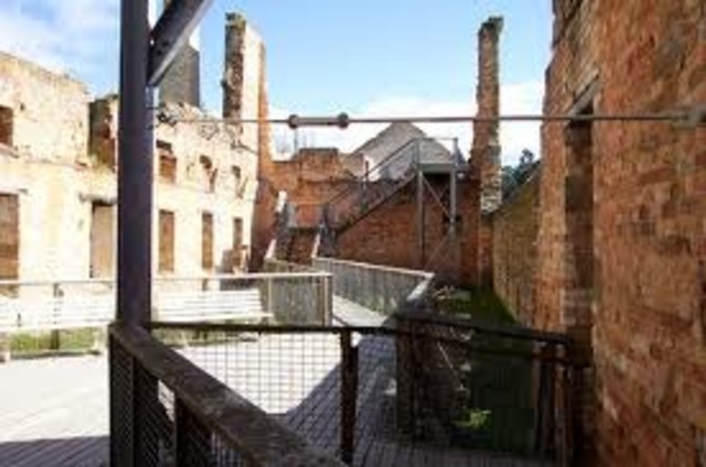 Stoped bring the most dangerous prisoners to Port Aurthe , Tasmania