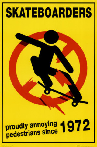 Started skateboarding