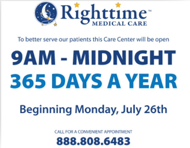 Open from 9AM - Midnight