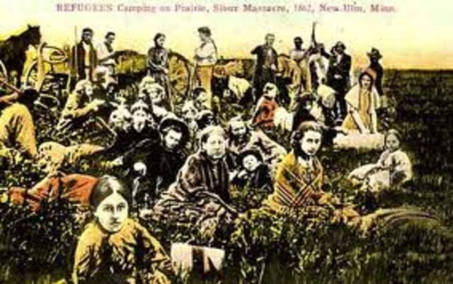 Fist attack on Fort Ridgley; Attacks on Lake Shetek and West Lake settlements