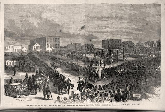 Thirty-eight Sioux Executed at Mankato