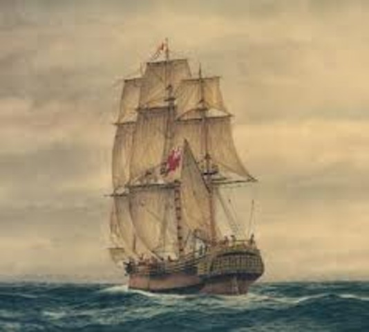 Britain arrives with convicts