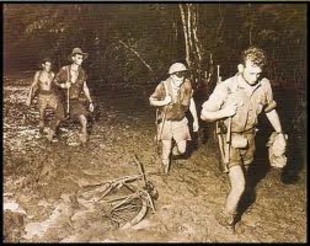 Australians fight the Japanese at Kokoda
