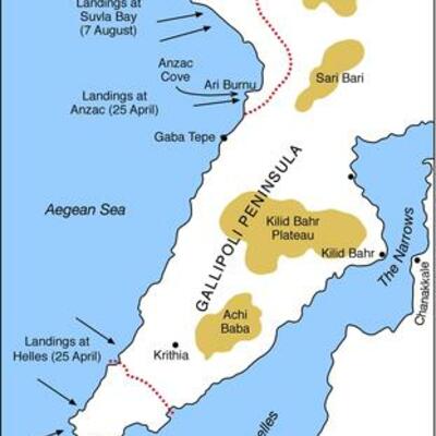 Timeline: ANZAC's 25th April 1915