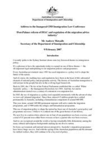 Immigration Restriction Act