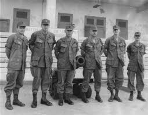 Advance party from 1st Battalion