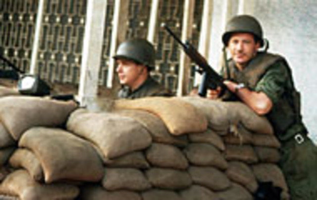 The puppet Bao Dai returned from France to reign as emperor of Vietnam under the French.