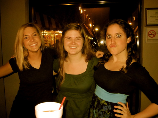 Got first job as a hostess at Charleys