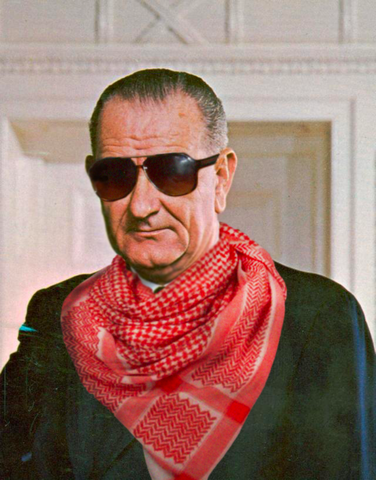 Lyndon B. Johnson becomes president