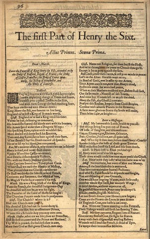 Shakespeare Writes his 1st Play