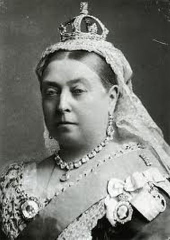 Queen Victoria was declard a colony.