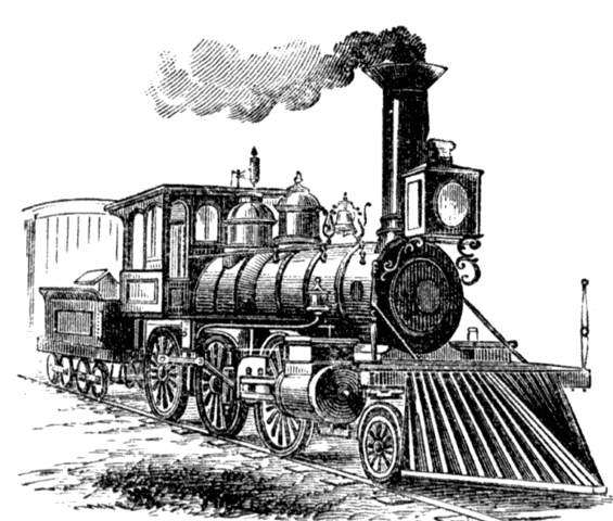 Peteer Cooper  invents the locomotive (in America)