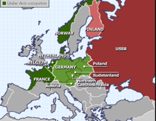 Soviet Union invades Poland from the east