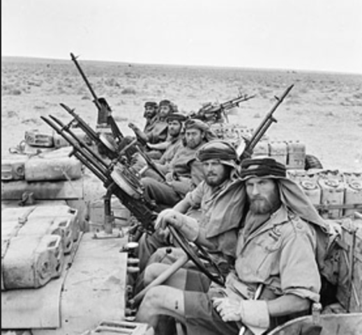 The north african campaign ends