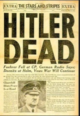 Hitler commites suicide