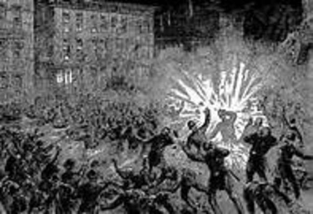 Haymarket Square bombed