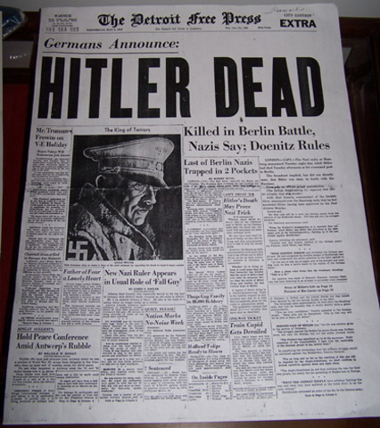 hitler dies