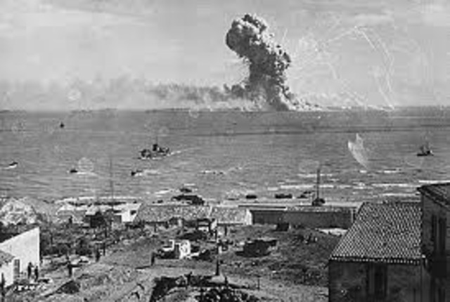 Allies begin bombing Europe, defeat the Afrika Korps at the battle of Kasserine Pass (February),and invade Sicily and Italy (July)