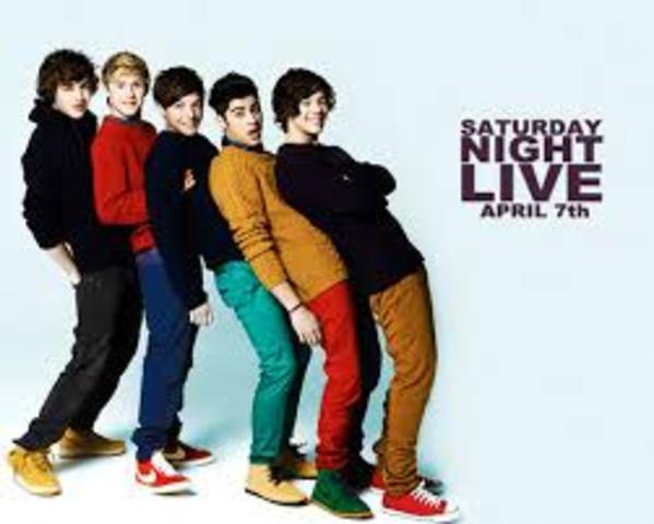 One Direction was on Saturday Night Live
