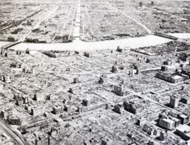 American Bombers Attacked Tokyo